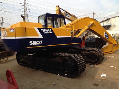 China 20 toneladas SK07 utilizaron pintura de la capacidad del cubo de la correa eslabonada 0.8cbm de los excavadores de Kobelco la nueva en venta