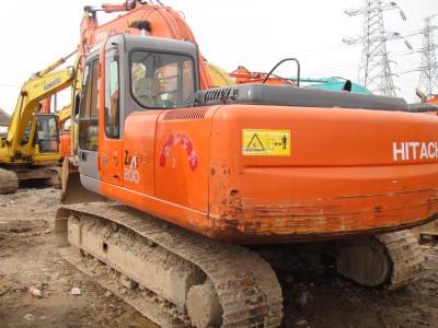 China El alcance largo utilizó el excavador de la correa eslabonada, equipo de excavación usado ZX200 de Hitachi en venta