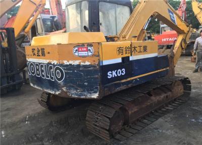 China Japan machte 7 Tonne/0.3m3 benutzter Kobelco-Bagger, kleiner Minikettenbagger Kobelco SK03 zu verkaufen