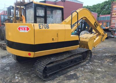 China Kleines Caterpillar E70B Midi benutzte Katzen-Bagger, Ursprungs-Gewicht 6900kg zu verkaufen