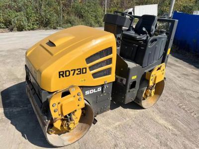 Κίνα 3 Ton Vibration Second Hand Road Roller , Used SDLG RD730 Vibrating Roller Compactor For Heavy Equipment  προς πώληση