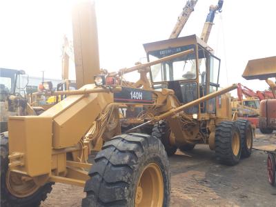 China maquinaria de segunda mano usada 140H Caterpillar del camino del graduador del motor con el destripador en venta