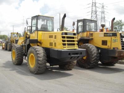 China Carregador da roda de KOMATSU WA470-3 dos carregadores da roda de segunda mão com o motor S6D25 à venda