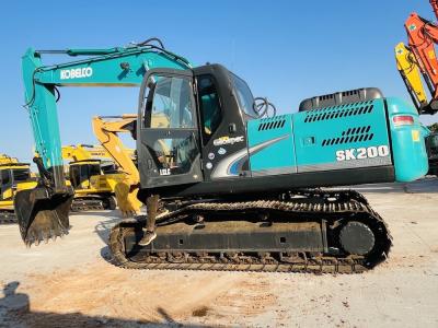 Κίνα Χρησιμοποιούμενος Kobelco SK200-8 Υδραυλικός εξορυκτής σπαθίματος μεταχειρισμένος 20 τόνων Digger Backhoe προς πώληση