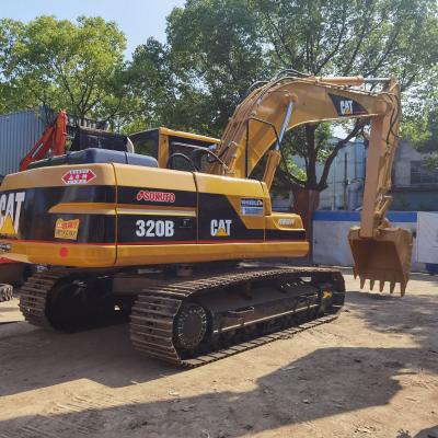 China Original CAT 320B Second Hand Excavator , Caterpillar Used Crawler Digger 20 Ton With Caterpillar CAT 3066T Engine for sale