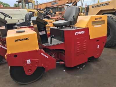 China Used Dynapac Road Roller Cc1000  Speed 9km / Hour With Flexible Working Skills for sale