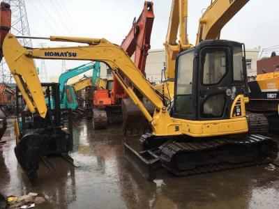 China Komatsu mini crawler excavator PC55 for sale, Cheap used original Japan PC55 excavators in Shanghai zu verkaufen