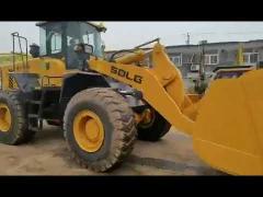 Used SDLG LG956L Hydraulic Wheel Loader with CAT Engine Working Weight 17250KG with Bucket 3m3