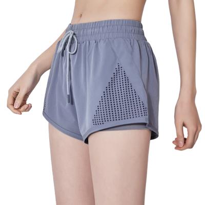 China QUICK DRY Women's Fitness Double-Layer Summer Fashion Sports Two Piece Shorts for sale