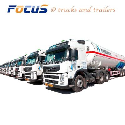 China 48 000 LTR Capacity Tri Axle Tanker Semi Trailer for Fuel and Petrol Diesel Transport for sale