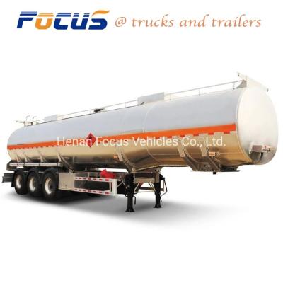 China 50000-60000 Liters Carbon Steel Petroleum/Fuel Tank/Tanker Semi Truck Trailer Exported to Africa for sale