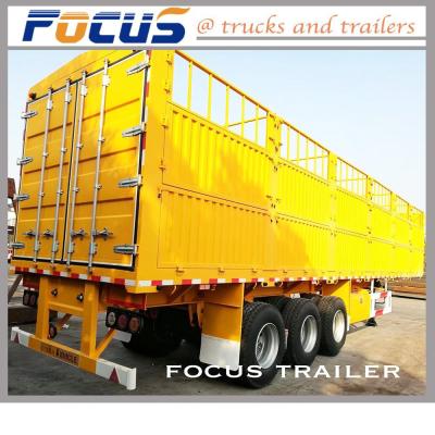 China 40t- 50t Carry Load Cattle Livestock Trailer for Transport for sale