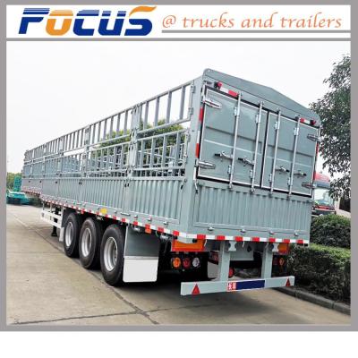 China China 40 Tons Stake Bulk Transport Semi Trailer for Sale for sale