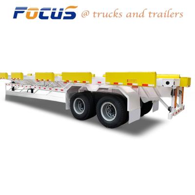 China Webco Valve 40ft/45ft Terminal Tractor Trailer/Shuttle Chassis for Smooth Handling for sale