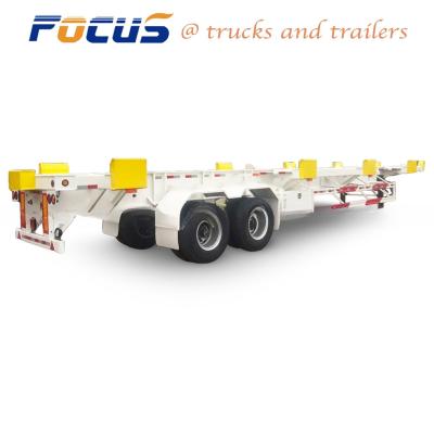 China Terminal Container Trailers/Bomb Carts Used for Containers Transporting, Operating in Port for sale