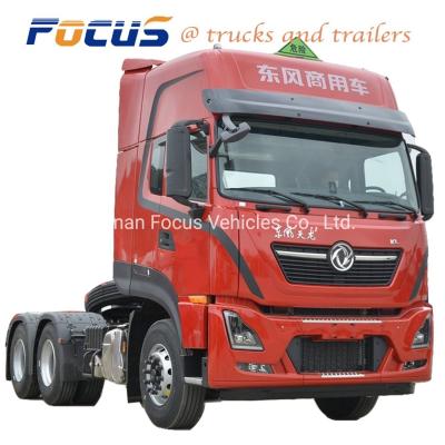 China New and Used Dongfeng Cummins Engine Motor Heavy Prime Mover Tractor Truck Factory Price for sale