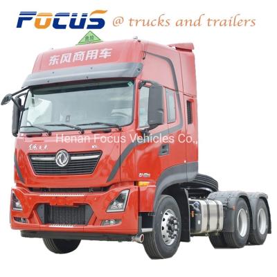 China Dongfeng 6X4 Diesel CNG Tractor Truck Trailer Head Prime Mover for Fuel Tank Trailer Haulage for sale