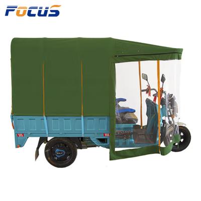 China 450 Kg Deadweight Cabin Cargo Three Wheel Dumper Cargo Tricycle for Transportation for sale