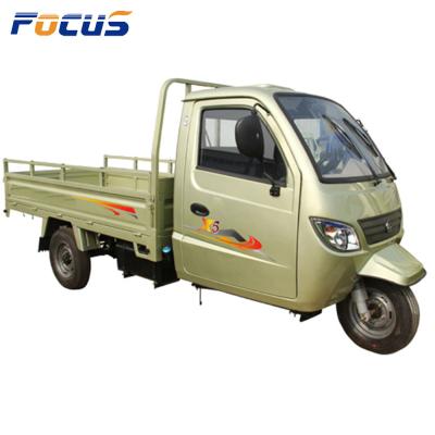 China Design Gasoline Tuk Tuk Motorcycle with Side Seats Three Wheeled Chinese Cargo Trike for sale