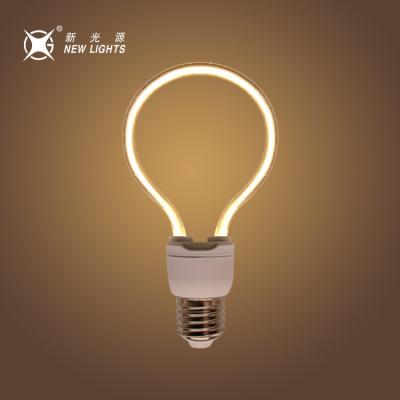 China Decoration site hot sale 2018 new design led flexible filament decorative bulb 4W 6W 220V led bulb for sale