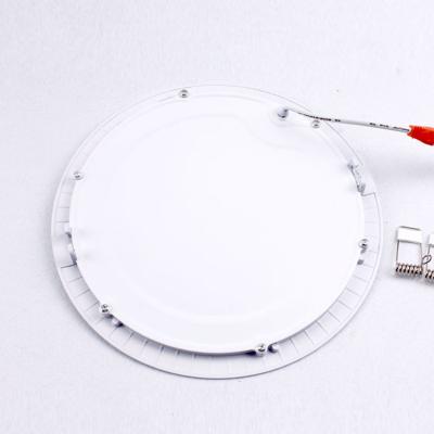 China Aluminum CE ROHS 85-265V SMD2835 Outdoor / Recessed Led Panel Round 6W 9W 12W 18W 24W for sale