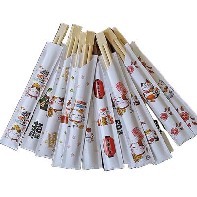 China Wholesale Price Cute Disposable Chopsticks Chinese Factory Thick Seamless Seal 21cm Full for sale