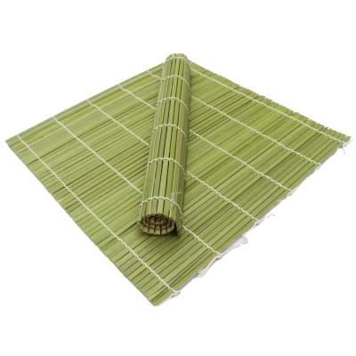 China The Preserved Green Sushi Utensils 24cm Sushi Mat Bamboo Curtain Favor Price From Chinese Factories for sale