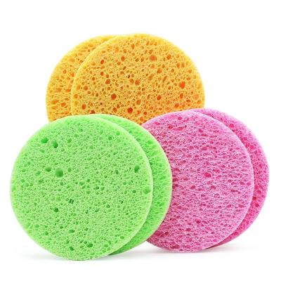 China Daily Natural Wood Pulp Sponge Cellulose Makeup Wash Sponge Wholesale for sale