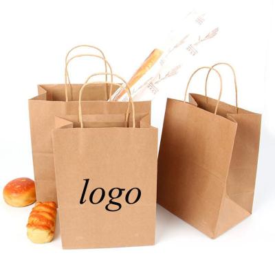 China Recyclable Custom Food Bread Packaging Paper Bag for sale