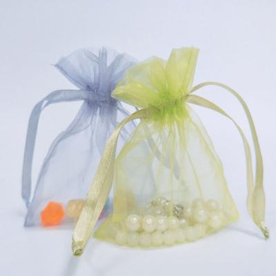 China CANDY Multicolor Organza Drawstring Pockets Gift Bags for sale