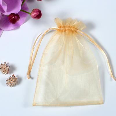 China Custom Wholesale Drawstring Organza Pouch Cosmetic Gift Bags for sale