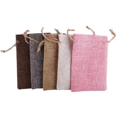 China Disposable Jute Bag Jewelry Pouch Promotional Gifts Bags Wholesale for sale