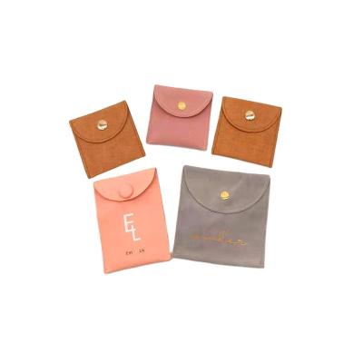 China OEM+ODM+Wholesale High Quality Flap Jewelry Pouch With Logo Customize for sale