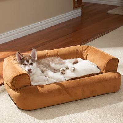 China Luxury Heating Dog Sofa Bed, Removable Pet Bed High End Dog Bed Cover For Large Dogs, Dog Beds Suppliers for sale