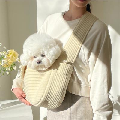 China Breathable Dog and Cat Sling Carrier, Reversible Hands Free Pet Papoose Bag, Soft Pouch and Tote Design for sale