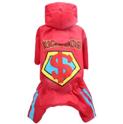 China Viable Hot Selling Pet Raincoat Pet Clothes Large Pet Clothes Dog Raincoat XS-5XL for sale