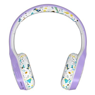 China Cheap price newest popular headband wear children cartoon design TF popular wireless smart headband earphone factory for sale