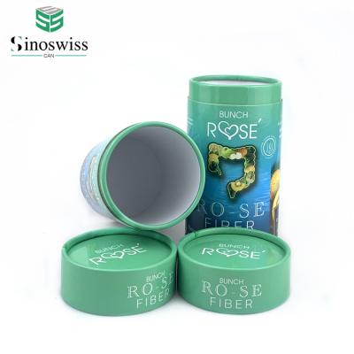 China Recyclable Loose Tea Packet Packaging Tube Paper Cardboard Supplier Tea Packaging Tubes for sale