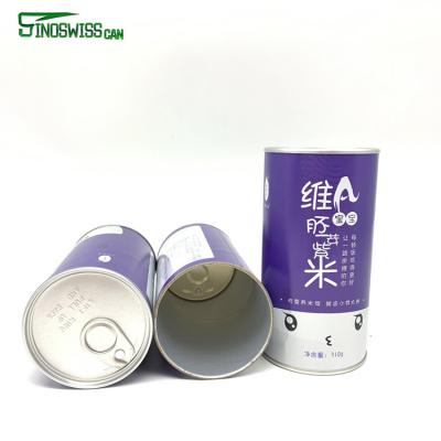 China Recyclable Wholesale Empty Food Cans Good Quality Food Grade Tin Can Eco - Friendly Paper Material for sale