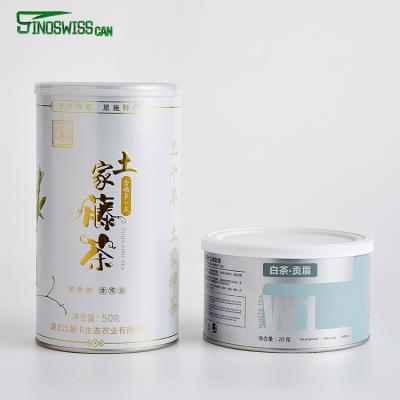 China Recyclable Airtight Tea Tins Wholesale Round Tea Box Eco - Friendly Paper Box For Tea Leaf for sale