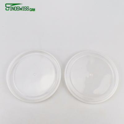 China Child safe plastic material Tin Can Lid Manufacturer made of LDPE paper for sale