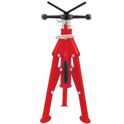 中国 V Head pipe stand jack folding tripod pipe hold support vise with adjustable height 販売のため