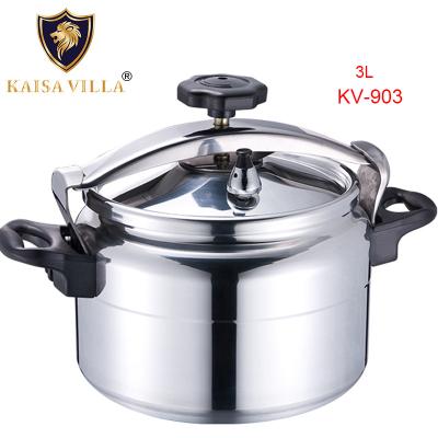 China KAISA VILLA (KV-903) Multifunctional Hot Sale Aluminum Cheap Kitchenware Stocked Pressure Cooker Industrial Pressure Cooker Cookware for sale