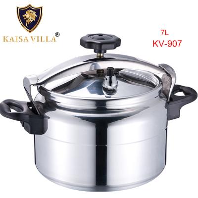 China KAISA VILLA Stocked (KV-911) In Stock Mirror Polish And Bakelite Aluminum Handle 11L Pressure Cooker Aluminum Pot for sale