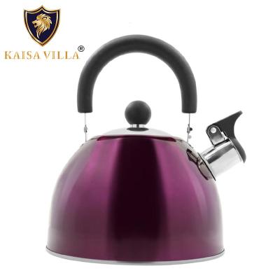 China VILLA Viable Kitchen KAISA Hotel Color Paint Whistling Kettle Prices Home Whistling Kettle Teapot Stainless Steel Kettle Whistling for sale