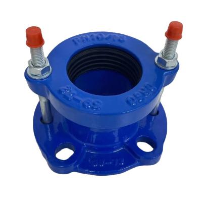 China Ductile Iron Universal Coupling Fitting Hdpe Pipe Flange Adaptor Price for sale