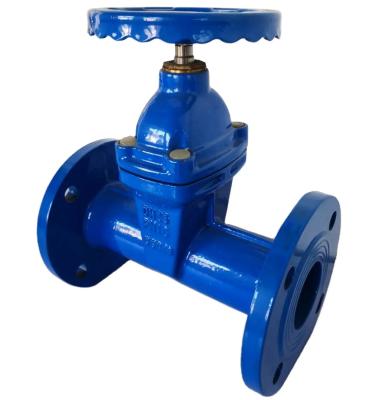 China DN200 8 Inch Non Rising Stem Resilient Seated Ductile Iron Handwheel Flanged Gate Valve for sale