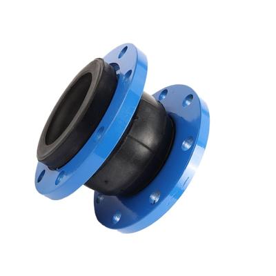 China Epdm Flexible Pn16 Flange Rubber Bellows Expansion Joints single ball Pipe Connector for sale