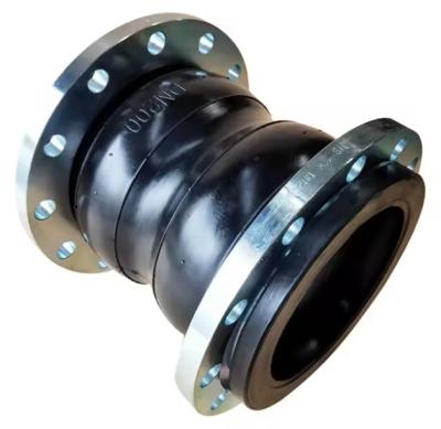 China EPDM Flexible 8 Inch Double Flanged Flexicon Rubber Expansion Joint With Flange for sale