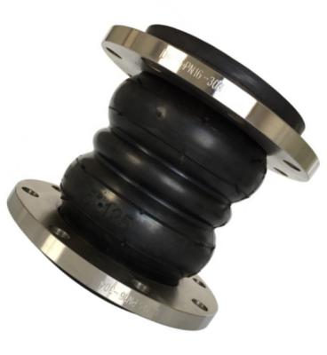 China Custom DN125 Pn16 Ss304 EPDM Connector Flexible Double Sphere Expansion Joint for sale